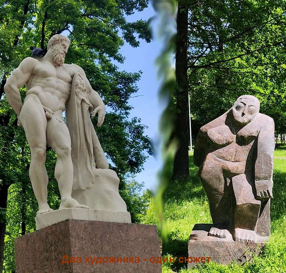 Two artists depicted the same scene in different ways